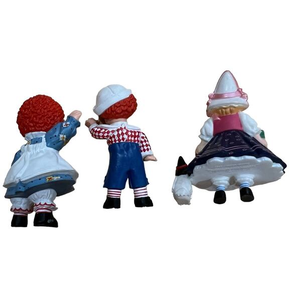 1997 Mother Goose Hallmark Miniatures 1”Madame Alexander Raggedy Ann & Andy, Mo - Picture 2 of 9